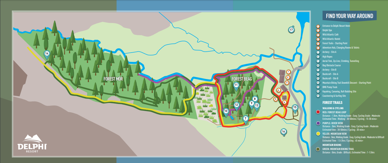 Delphi Resort Map